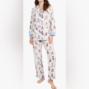 PJ Salvage Cats Flannel Pajama Set